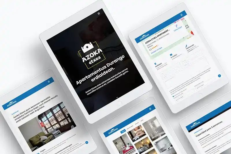 AZOKA ETXEA – Diseño de página web