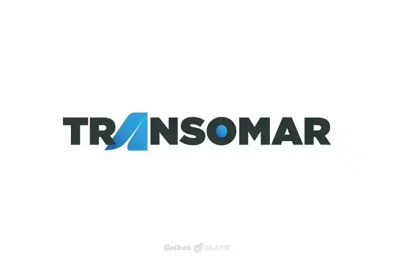Diseño de logotipo alternativo en negativo de Transomar