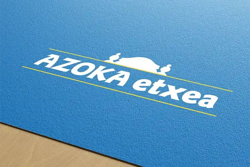 Diseño de logotipo alternativo de Azoka Etxea