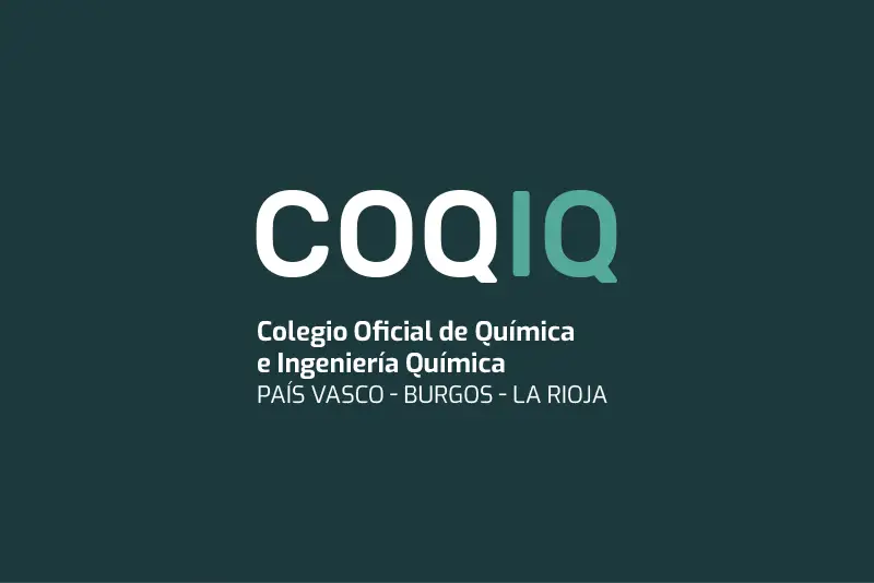 Diseño de logotipos para el Colegio de Química e Ingeniería Química del País Vasco, Burgos y La Rioja (COQIQ)